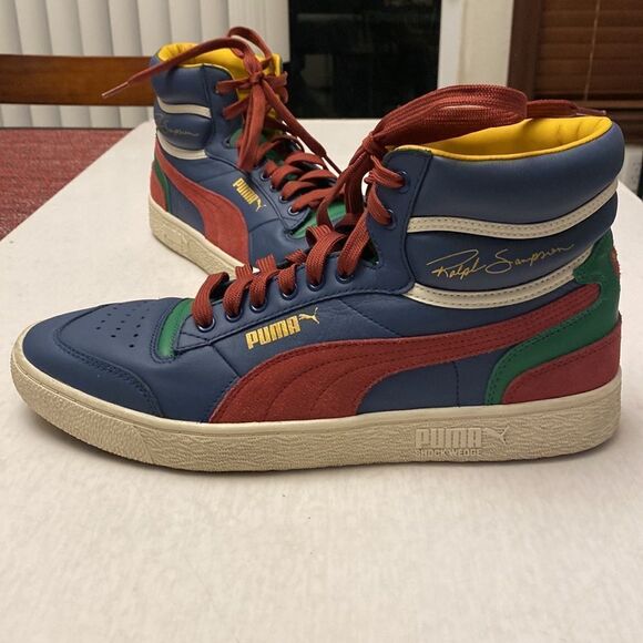 PUMA Ralph Sampson Men’s Mid BHM Shoes 374684-01 Size 10.5 US - Picture 2 of 9